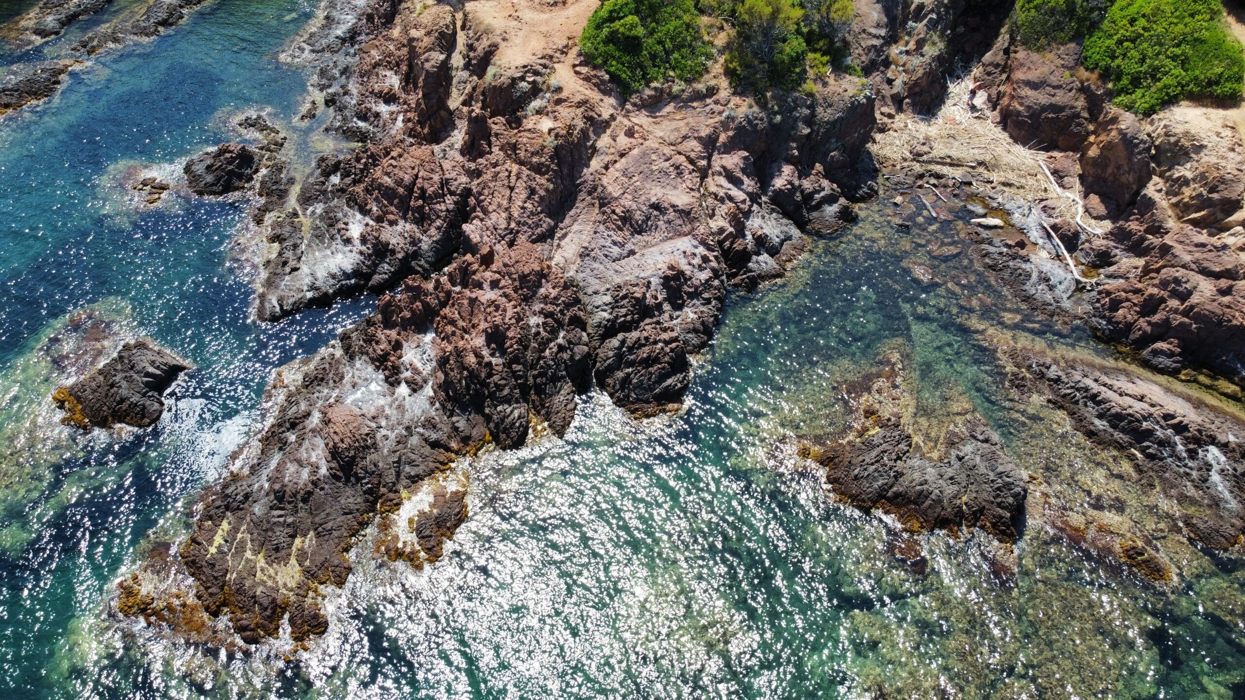 Rochers des calanques de Maupas