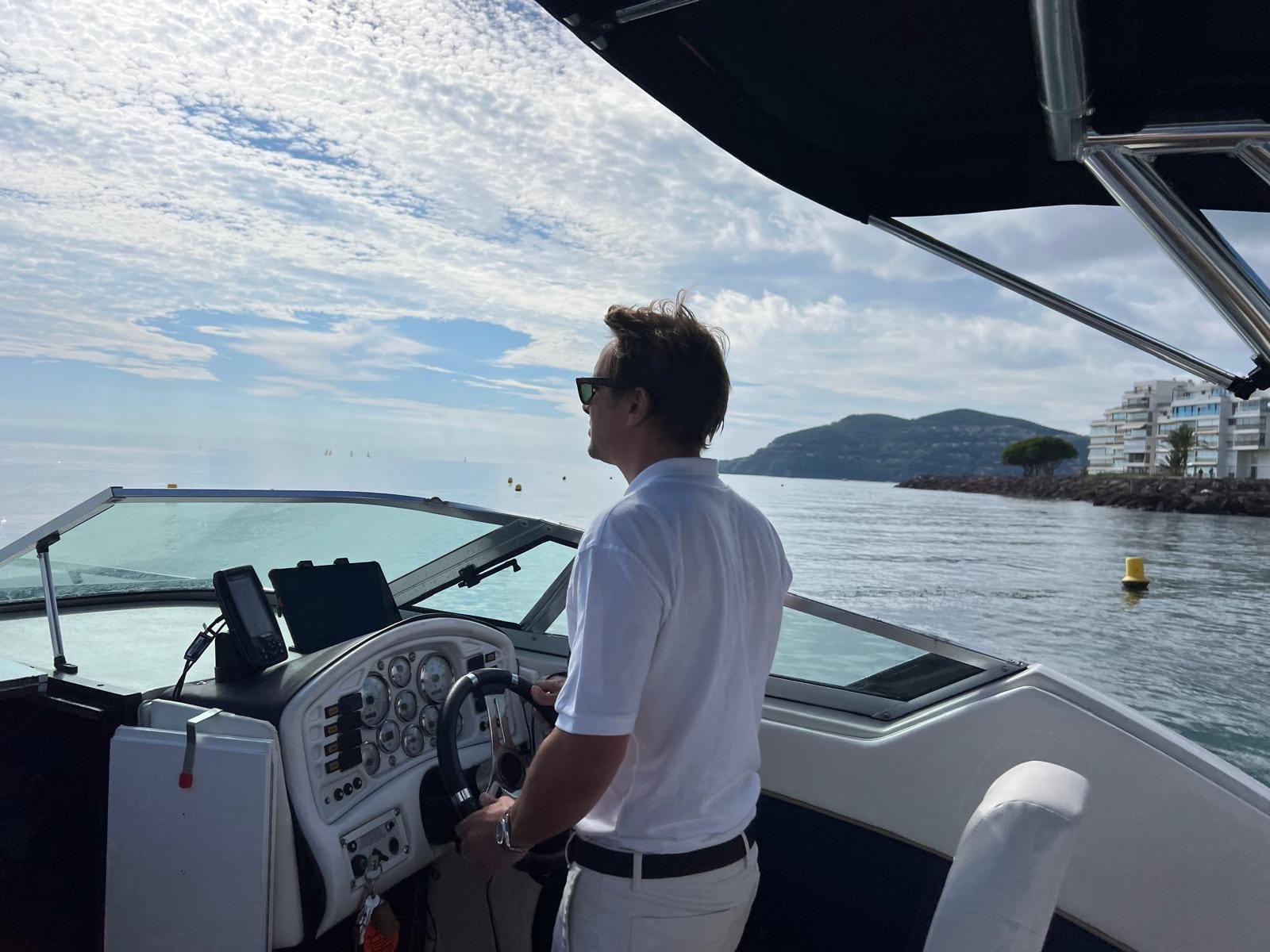 Skipper sur le bateau