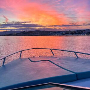 Coucher du soleil à Cannes