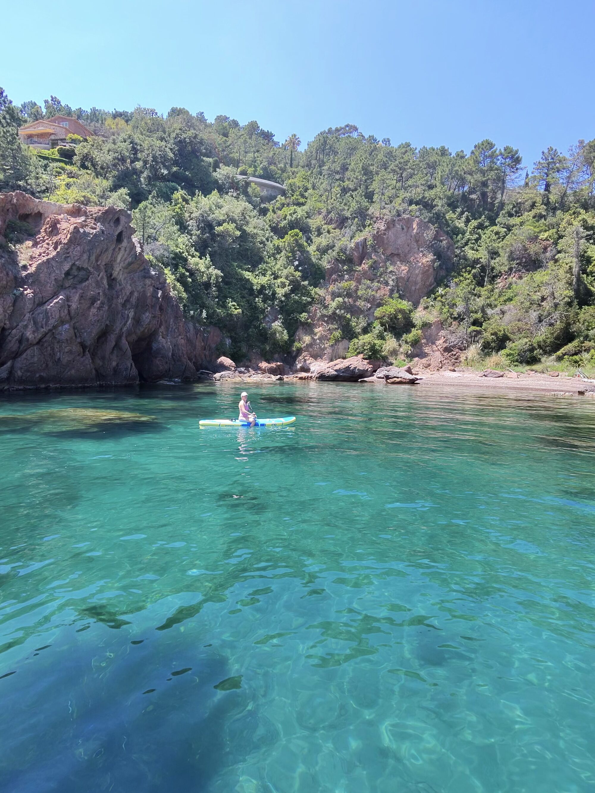 paddle dans crique