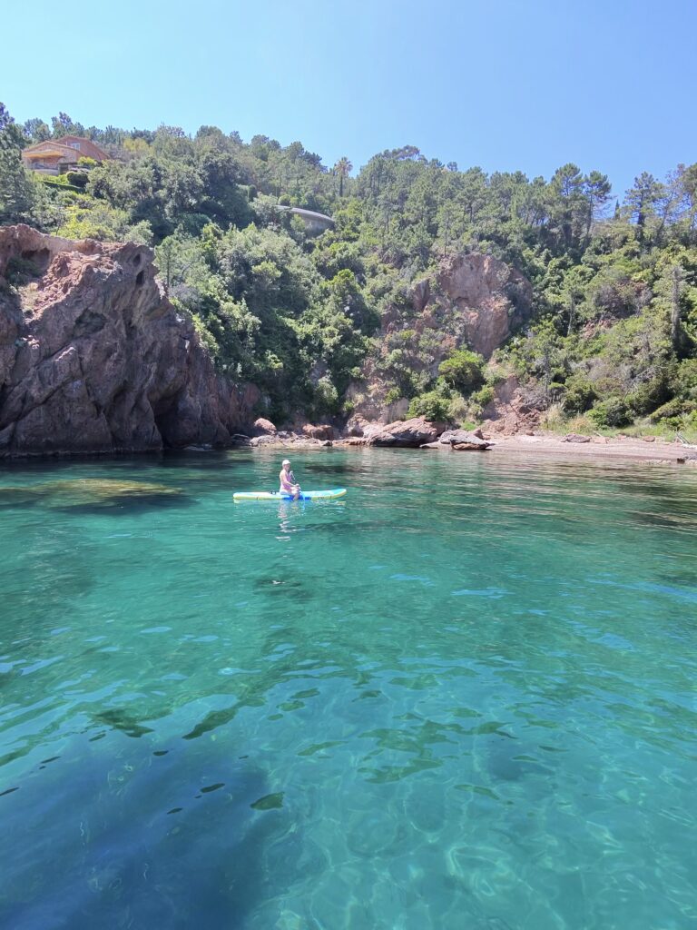paddle dans crique